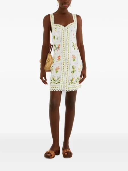 Rochie Farm Rio cu model floral cu imagine alb