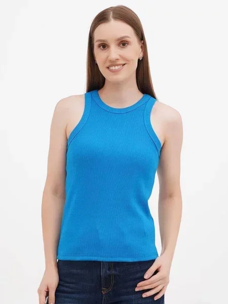 Майка HiBrand бірюзовий бавовна/поліестер
