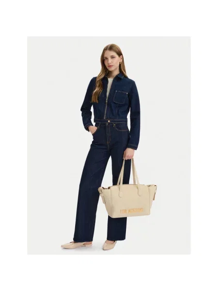 Torebka LOVE MOSCHINO beżowa