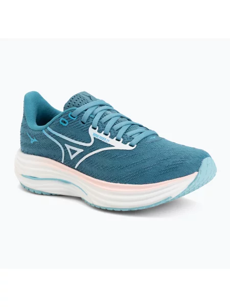 Încălțăminte de alergare pentru femei Mizuno Wave Rider 29 larkspur/white/ pinkesque alb