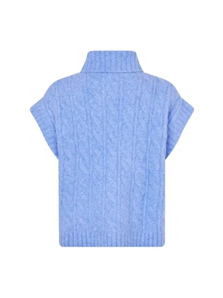 Sweter Lollys Laundry wełniany niebieski