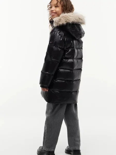 Tommy Hilfiger пухено яке за деца черно