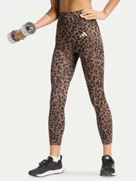 Leggings Adidas cu dungi negru