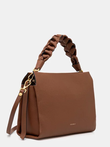 Шкіряна сумочка Coccinelle E1 19 02 01 фіолетовий