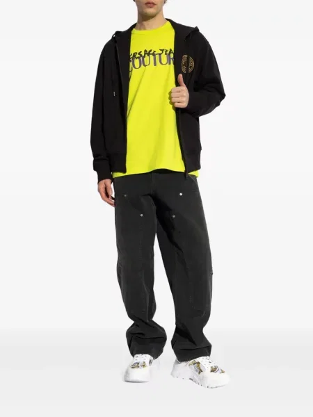 Tricou Versace Jeans Couture galben