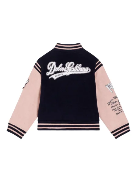 Dětska bomber bunda Dolce & Gabbana modrá