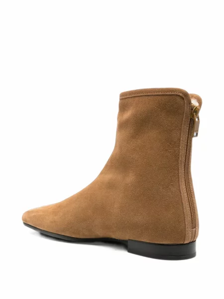 Botine Toteme din piele de căprioară maro