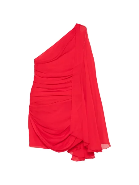 Rochie mini Giuseppe Di Morabito drapată cu un umăr gol roșu