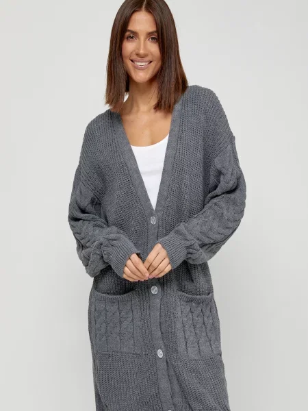 Кардиган MarSe вовна/поліестер сірий