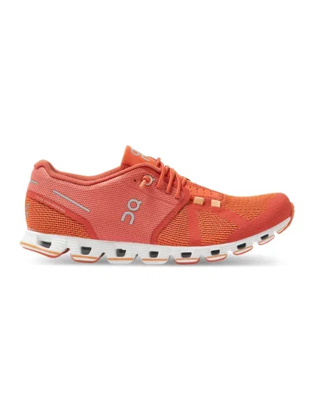 On Running Cloud Kobiety Buty sportowe On Pomarańczowy Size: białe