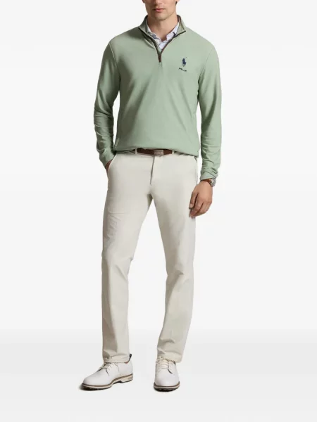 Pulover Rlx Ralph Lauren cu autograf verde