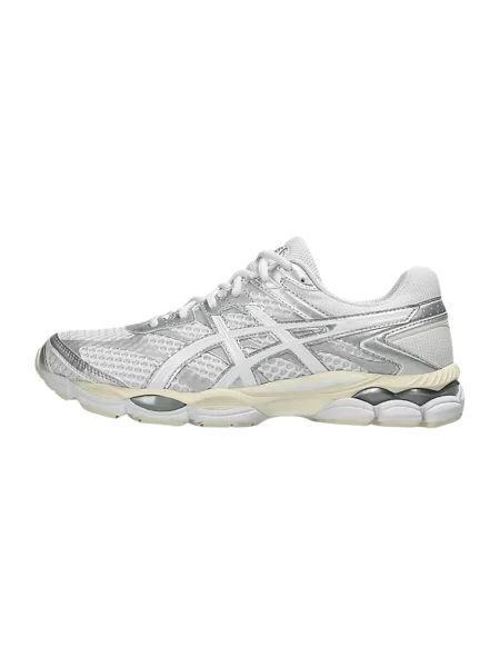 Buty do biegania Asics skórzane białe