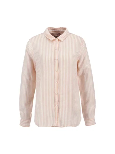 Koszula Barbour z długim rękawem różowa