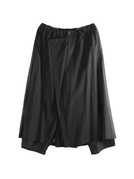 Spodnie Yohji Yamamoto kopertowe czarne