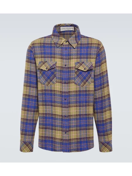 Kašmírová kostkovaná košile God's True Cashmere