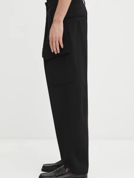 Штани з додаванням вовни C.P. Company фасон chinos чорний