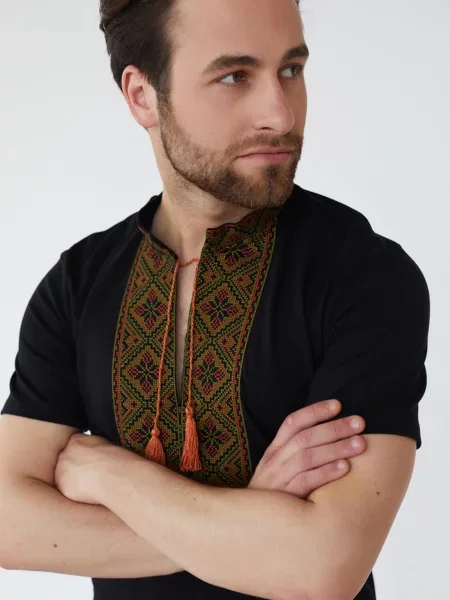 Вишита сорочка Folk Moda чорний