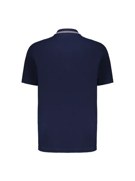 Koszulka polo Versace z logo niebieska