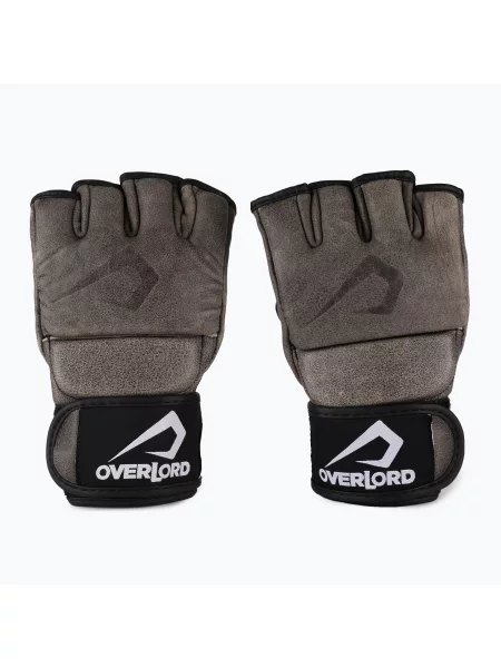 Rękawice grapplingowe Overlord Old School MMA brązowe
