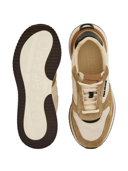 Sneakerși Ferragamo din piele de căprioară