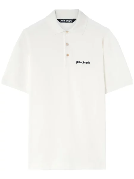 Polo Palm Angels cu imagine alb