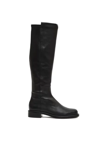 Kozaki Stuart Weitzman skórzane czarne
