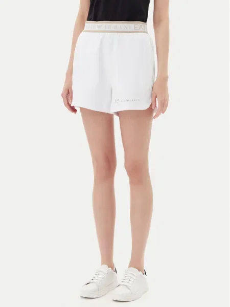 Emporio Armani Спортни шорти бял
