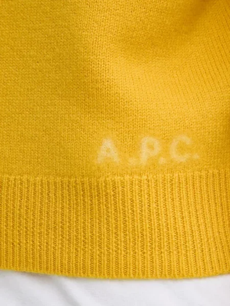 A.P.C. gyapjú pulóver pull esther sárga