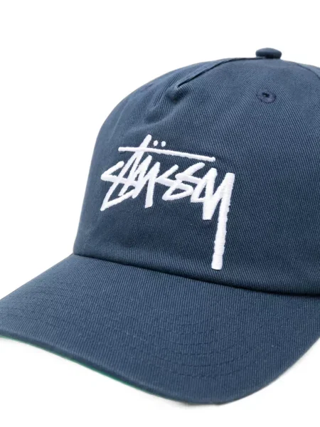Șapcă Stüssy cu broderie albastru