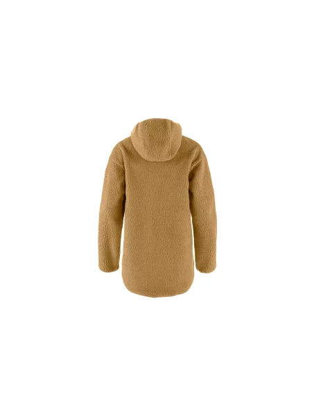 Fjällräven Vardag Pile Fleece Long W Kobiety Bluzy i bluzy z kapturem Fjällräven Size: S brązowy