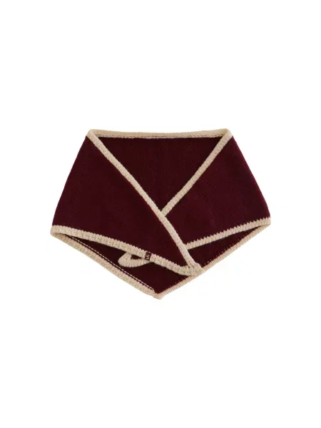 WE Fashion Fular burgundy / vin roșu