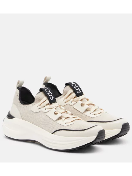 Sneakerși Tod's din piele bej