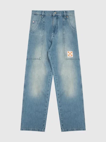 Детские джинсы Off-white синие