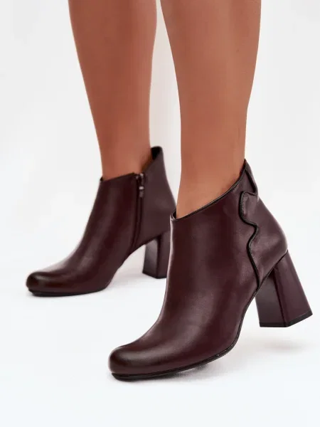 Botine Boto din piele negru