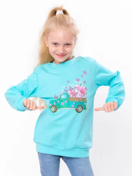 Дитячий Світшот Носи своє блакитний