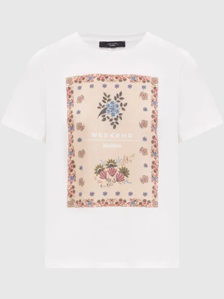 Футболка PANTERA з принтом Max Mara Weekend біла