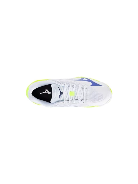 Volejbalové topánky Mizuno Wave Lightning Pro white/lighting yellow/dazzling blue biela