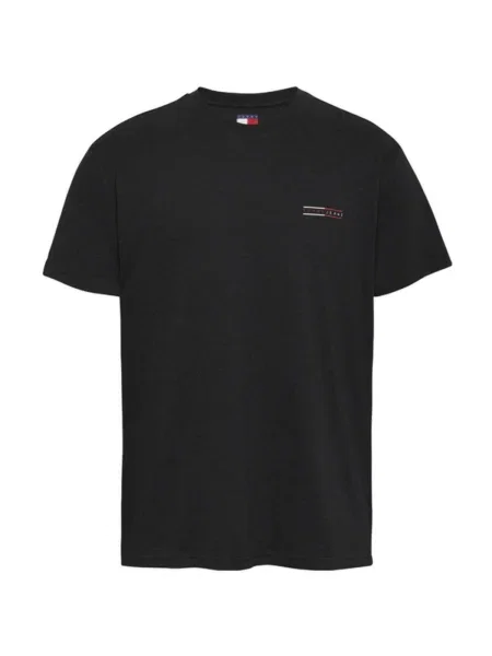 Tricou Tommy Hilfiger de lână negru