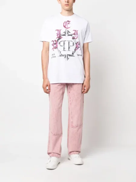 Marškinėliai Philipp Plein balta