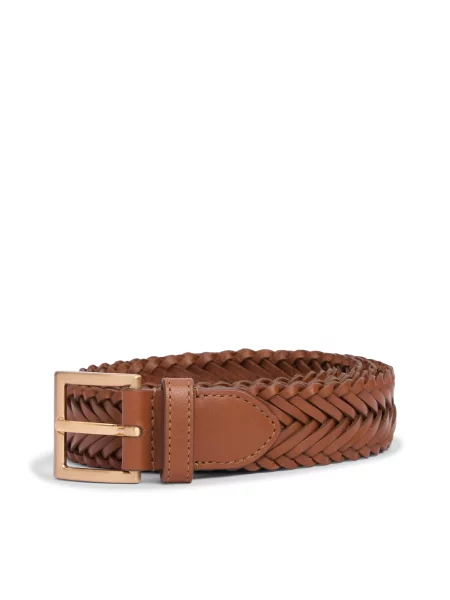 TOMMY HILFIGER Curea SOHO coniac maro