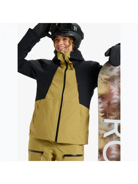 Geacă de snowboard pentru femei ROXY Wild Twist true black negru