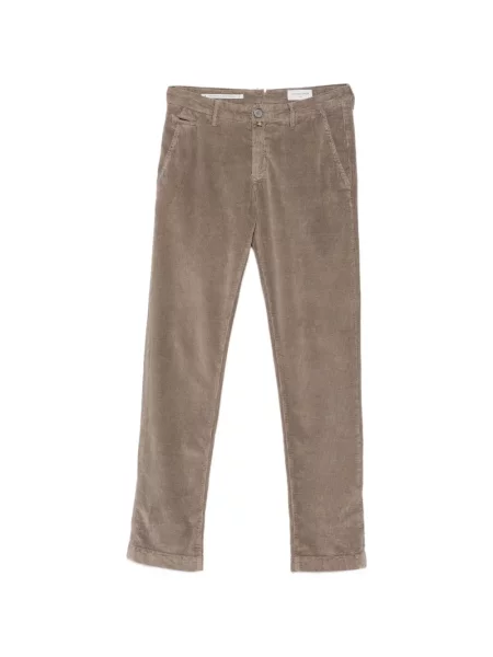 Pantaloni Jacob Cohën de catifea cord gri