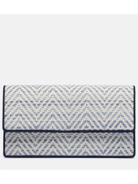 Чанта тип портмоне Manolo Blahnik бяло