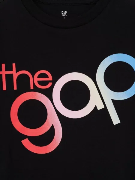 Tricou copii Gap negru