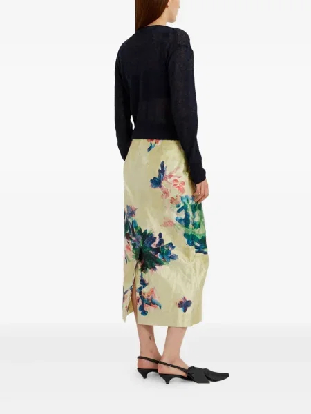 Pulover Erdem cu decolteu rotund albastru