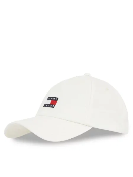 Kapa s šiltom Tommy Jeans Tjw Heritage Core 5 Panel Cap bela