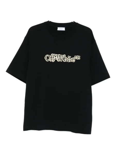 Tricou Off-white cu autograf alb