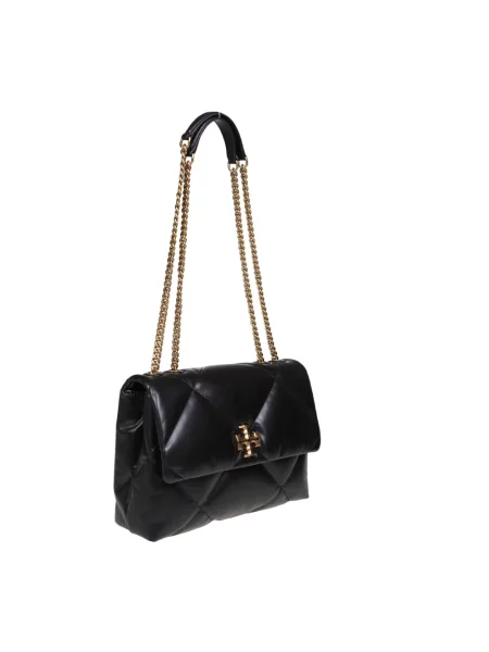 Torebka Tory Burch z nadrukiem czarna