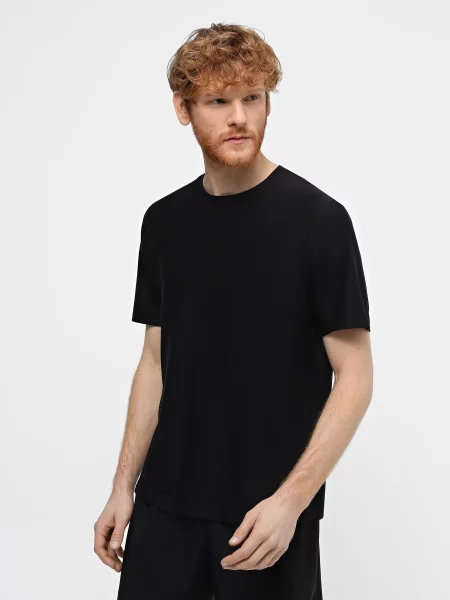 Футболка Skechers из спандекса черная