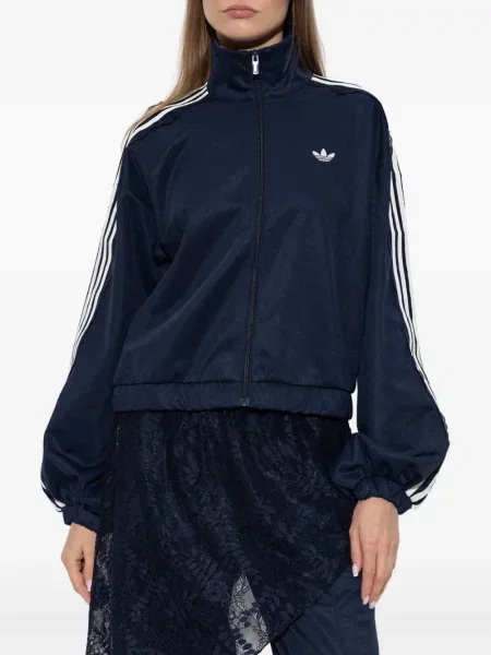 Hanorac Adidas cu broderie retro alb